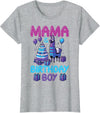 Birthday Party Shirts For Men Women Kids Mama of Birthday Boy Llama Pinata Party Family Match Women T-Shirt - Heather Grey