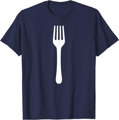 Matching Simple Kitchen Cutlery Costumes Funny Fork Costume and Eating Utensils Outfit Forks T-Shirt