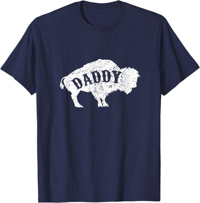 Cow Bison Buffalos Daddy Funny for Dad T-Shirt