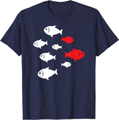 Swim Against The Tide Fish Tank Fishing Fisherman Aquarium Tank Top