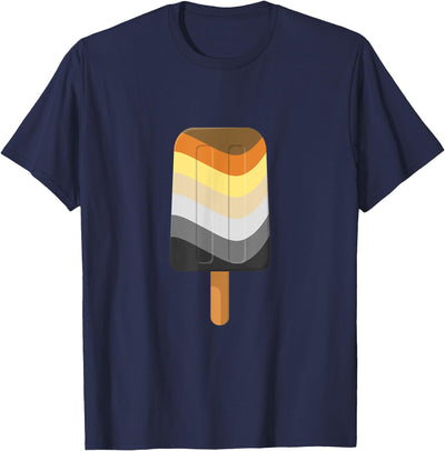 Bear Pride Flag Ice Pop Popsicle T-Shirt