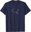 I Love Funny Pigs T-Shirts Pig Lovers, Pot Belly, Kids Love this Cute T-Shirt T-Shirt - Navy Blue