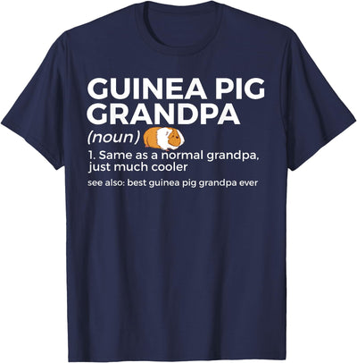 Guinea Pig Grandpa Definition Best Ever T-Shirt