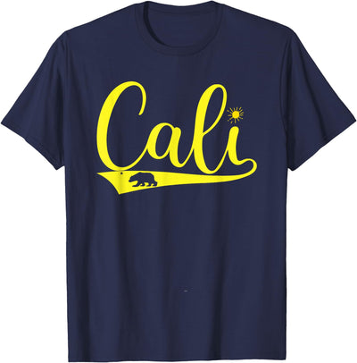 Mens Cali California Bear CA Republic T-Shirt
