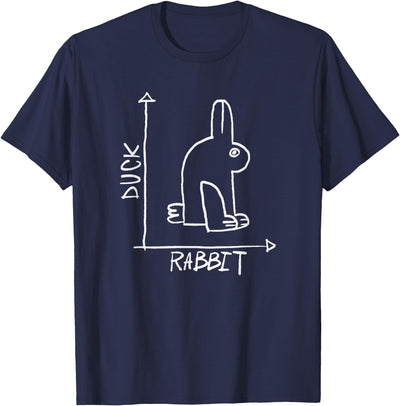 Duck or Rabbit Optical Illusion Graph T-Shirt