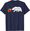 Matching Family Autism Awareness Shirts Daddy Bear Autism Awareness month Dad Grandpa Men Gift T-Shirt - Navy Blue