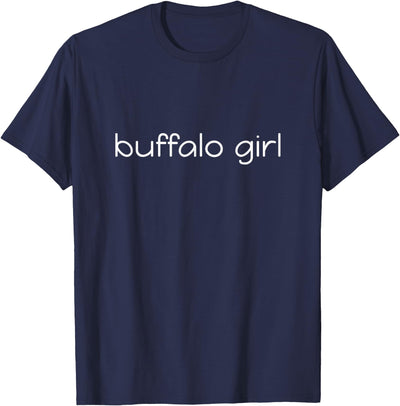 Cow Buffalo Hometowner Buffalo Girl American City Pride T-Shirt