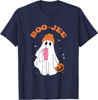 Spooky Season Cute Ghost Halloween Costume Boujee Boo-Jee T-Shirt
