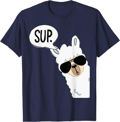 Funny Alpaca Gifts Accessories Alpaca Llama Sup T-Shirt