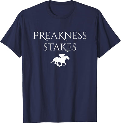 Horse Racing Derby Designs Preakness Horse Racing Shirts for Men, Stakes Apparel Tee T-Shirt