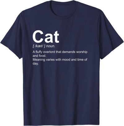 Feline Fancy Definition Humor Co. Cat Definition Humorous Cat Lover Design T-Shirt