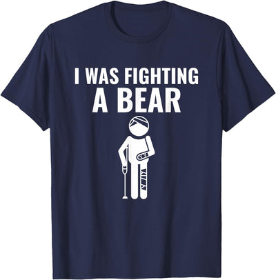 Handicap PWD Amputee And Disabled Apparel I Fought A Bear Handicap Amputee PWD Disabled T-Shirt