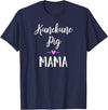 Angry Ant Graphics - Kunekune Pig Gifts Kune Kune Pig Gift for Women - Kunekune Pig Mama T-Shirt - Navy Blue