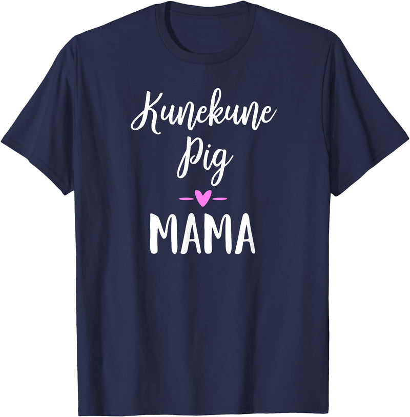 Angry Ant Graphics - Kunekune Pig Gifts Kune Kune Pig Gift for Women - Kunekune Pig Mama T-Shirt - Navy Blue
