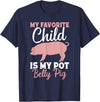 Pot Belly Pig Enrichment Toys Pig Clothes Pot Belly Pig Owner Pig Costume Pig Food Pot Belly Pig Mom T-Shirt - Navy Blue