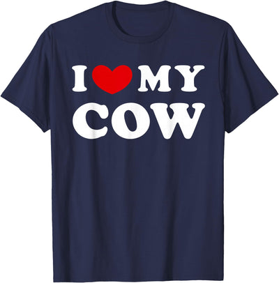 I Love My Cow I Heart T-Shirt