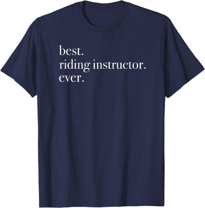 Daphne Horse Tees Best Riding Instructor Ever T-Shirt Horse Trainer T-Shirt