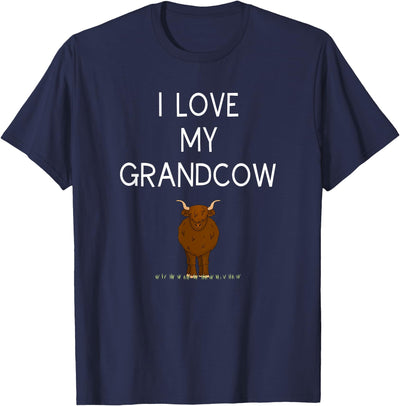 Best Pet Grandparents Ever I Love My Grand Cow Funny T-Shirt