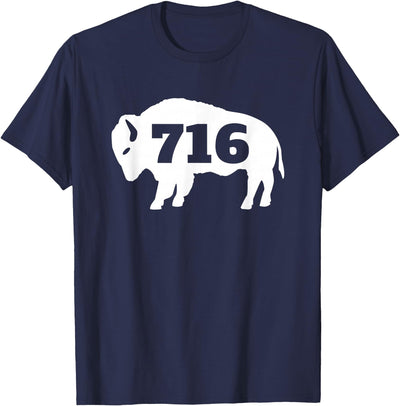 Cow 716 Buffalo New York Buffalo Ny Area Code 716 Bison T-Shirt