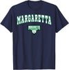 Official High School Fan Gear Margaretta High School Polar Bears T-Shirt C2 T-Shirt - Navy Blue