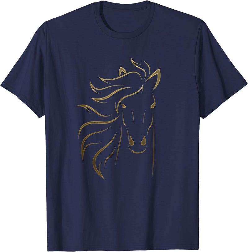 Horse Club Horse T-Shirt - Navy Blue