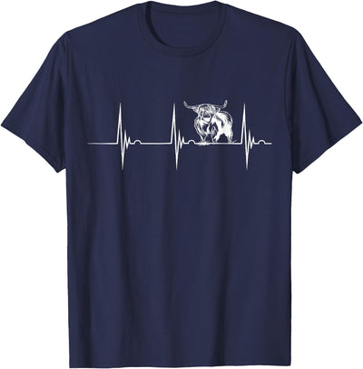 Highland Cow T-Shirt - Premium Scottish Cattle Apparel