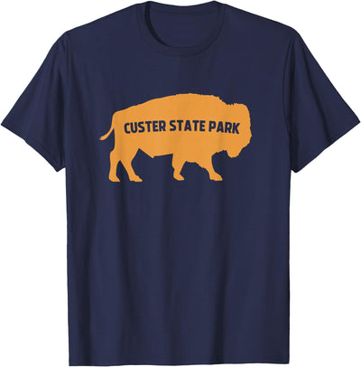 Cow Custer State Park South Dakota Bison Buffalo Roundup T-Shirt