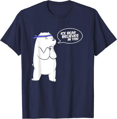 Cute Polar Bear Animal T-Shirts Ice Bear Believes In You - Polar Bear T Shirt