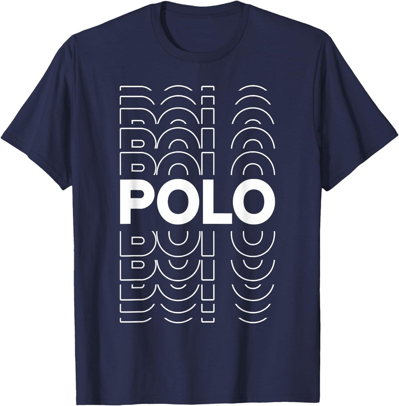 Horse Polo Gifts For Men Women Polo Horse Polo Player Horseback Riding Equestrian Sport T-Shirt - Navy Blue