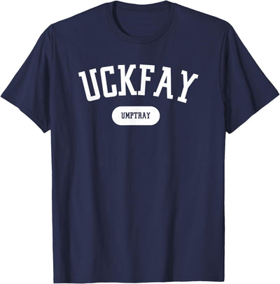 Subtle Resistance Uckfay Umptray Pig Latin 8647 Funny T-Shirt