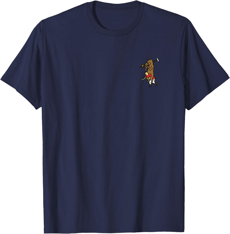 Awesome Polo Shirts Horse riding Man Polo T-Shirt T-Shirt - Navy Blue