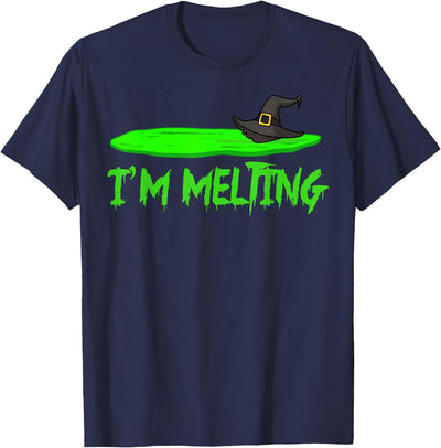 Miftees Halloween Tees I'm Melting funny Halloween Melting Witch T-Shirt