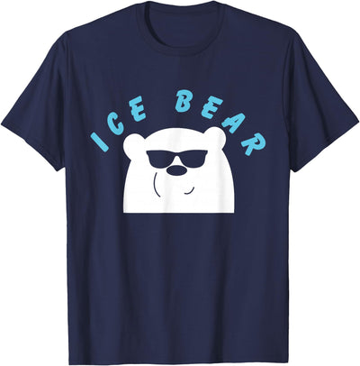 Global Warming Awareness Arctic Winter Ice Ice Bear with Sunglasses Polar Bear Plunge T-Shirt