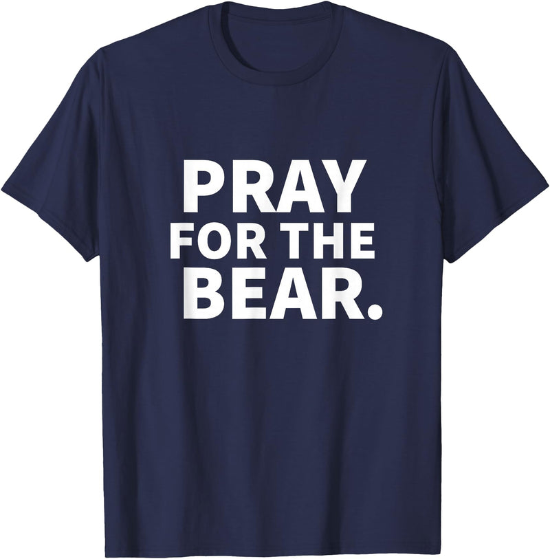 Pray For The Bear Zag Pray For The Bear T-Shirt - Navy Blue