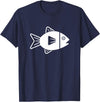 Fish gifts Fish icon T-Shirt - Navy Blue