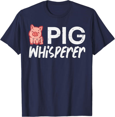 Pig Whisperer Funny Hog Farmer Swine Farm Men Women Kids T-Shirt