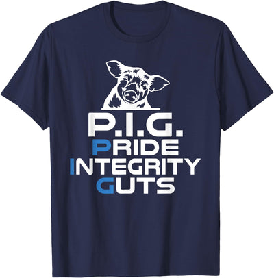 PIG Pride Integrity Guts Police T-Shirt