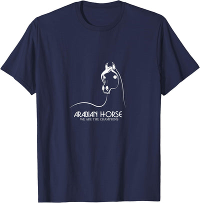 arabian horse white logo T-Shirt