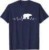 bear heartbeat t shirt Bear Heartbeat T-Shirt T-Shirt - Navy Blue
