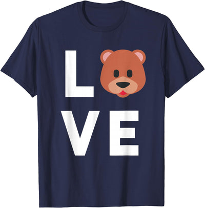 I Love Bears Cute Baby Bear Face Lover Kids T-Shirt