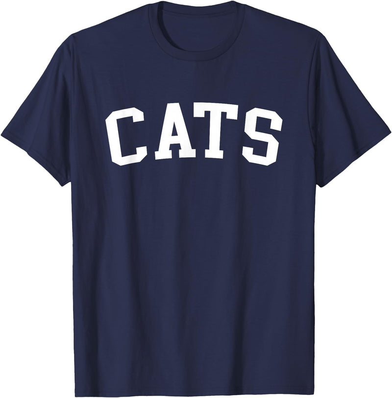 Cats - Style Cats T-Shirt - Navy Blue
