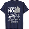 Funny Animals Cute Pet Bunny T-Shirt in Navy Blue