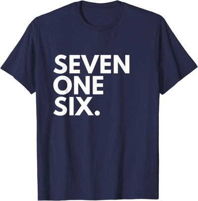 Cow Seven One Six Area Code 716 Buffalo Ny New York T-Shirt