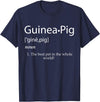 Guinea Pig Toys & Treats Guinea Pig Definition: BEST PET IN THE WORLD! Guinea Pigs T-Shirt - Navy Blue