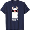 Llama Costume For Boys Funny Llama Kids T-Shirt - Navy Blue