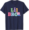Peppa Pig 20th Anniversary Lil Bro Colorful Logo T-Shirt - Navy Blue