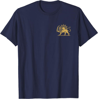 Persian Lion and Sun Emblem Iran Symbol T-Shirt
