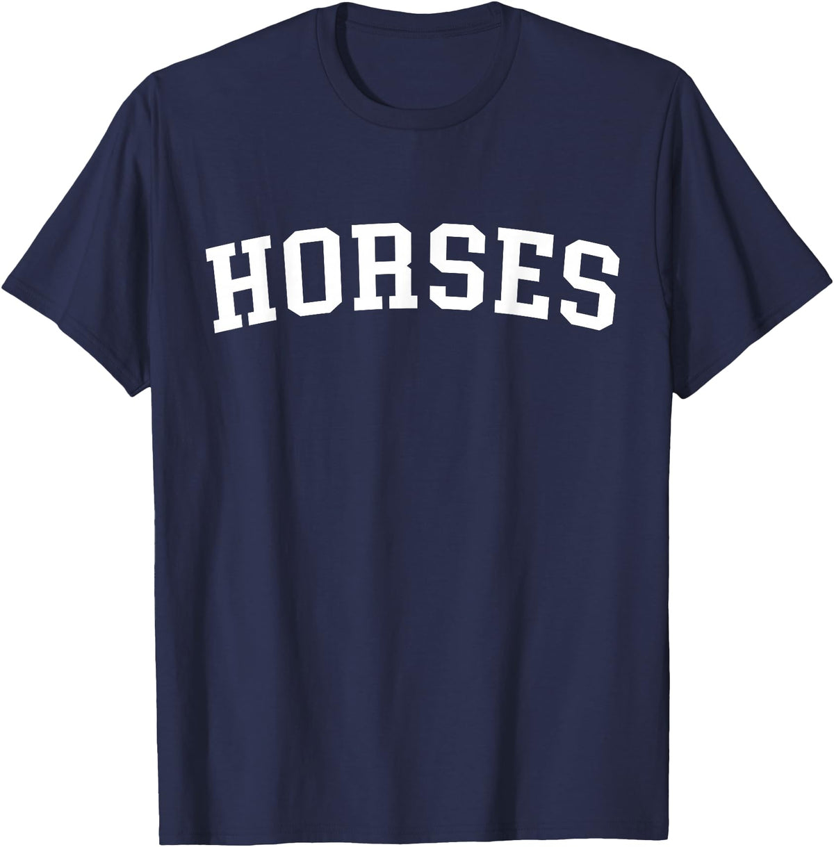 Horses - Style Horses T-Shirt - Navy Blue