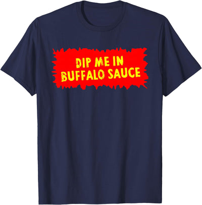 Buffalo Sauce Hot Chicken Wings Bar Food T-Shirt