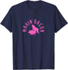 Makin Bacon for Bacon Macon Merch Makin Bacon for Bacon Making Fans T-Shirt - Navy Blue